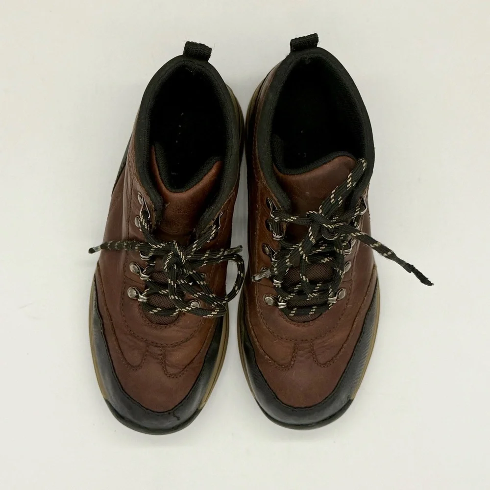 Timberland Back Road Hiker Leather boots Brown Black Boys Size 2